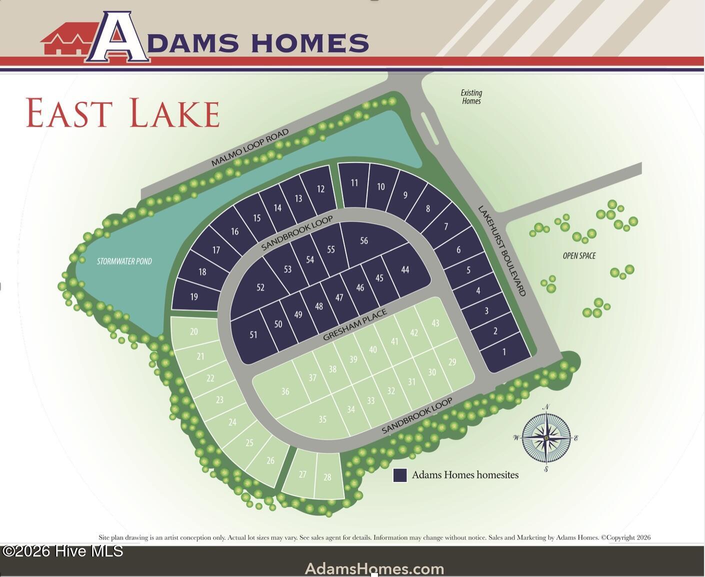 2113 Sandbrook Loop Leland, NC 28451 - Photo 18 of 19 Site Map