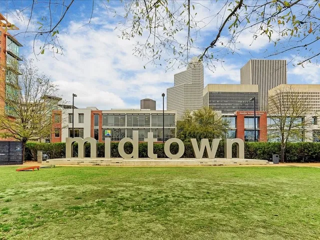 a view of building with garden