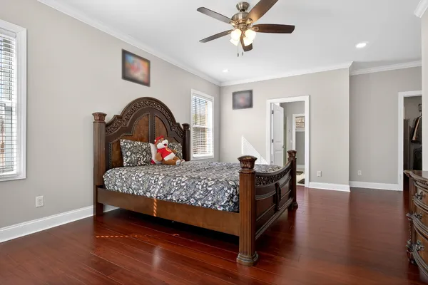 a view of a livingroom with stairs
