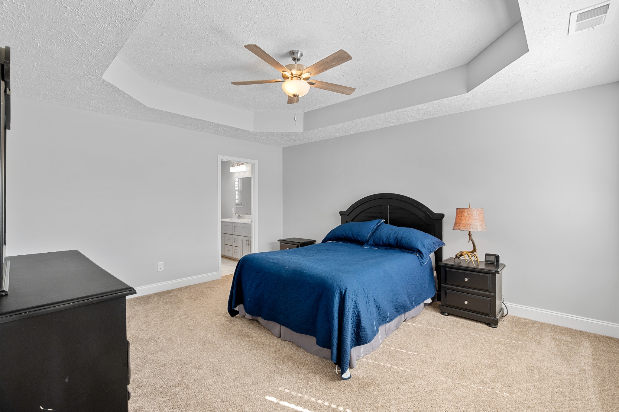 839 Cedar Lane Springfield, TN 37172 - Photo 13 of 34 a bedroom with a bed and a ceiling fan