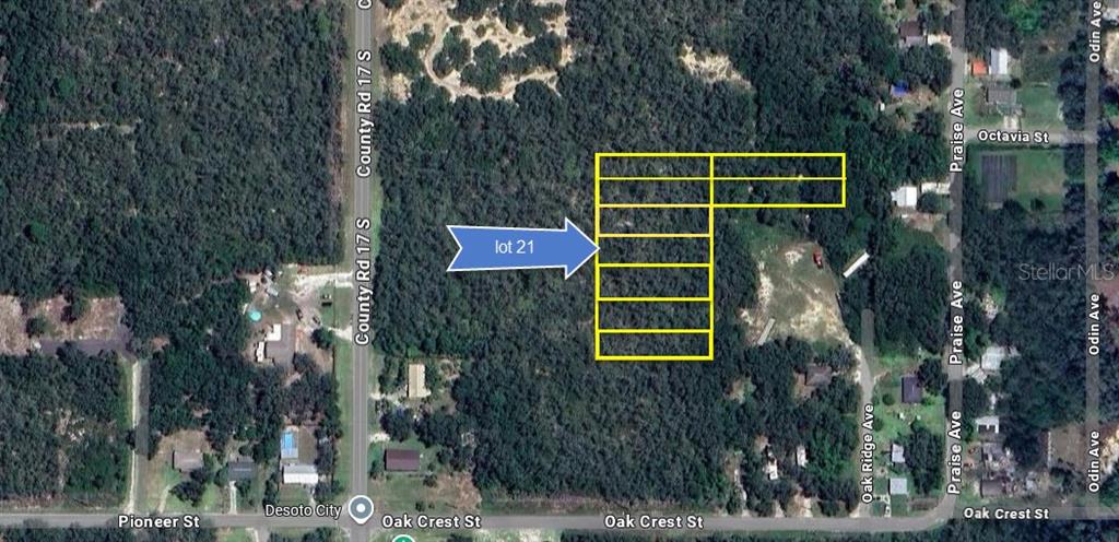 6101 Oak Ridge Avenue, Unit LOT 21 Sebring, FL 33876 - Photo 4 of 13 a green building with trees in front of it