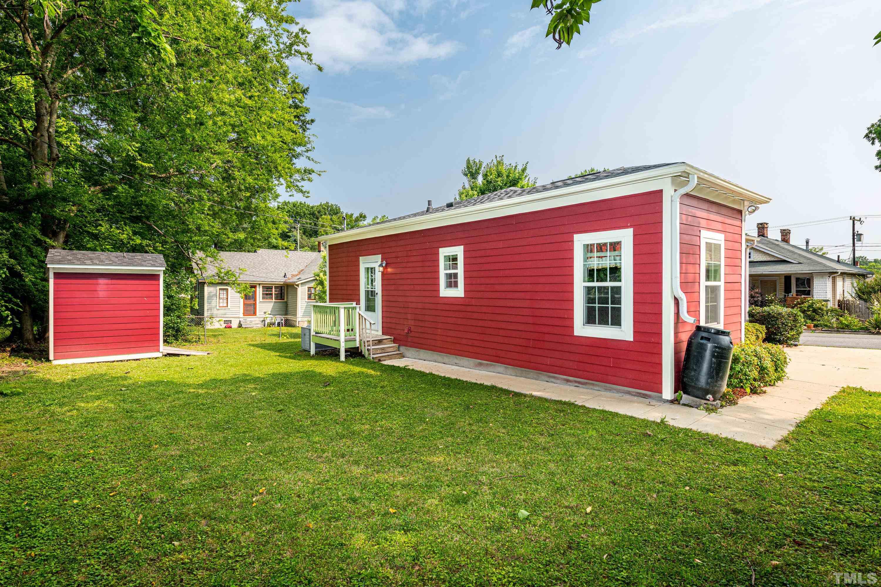 1208 Wall Street Durham, NC 27701 - Photo 27 of 27 a view of a house with a backyard