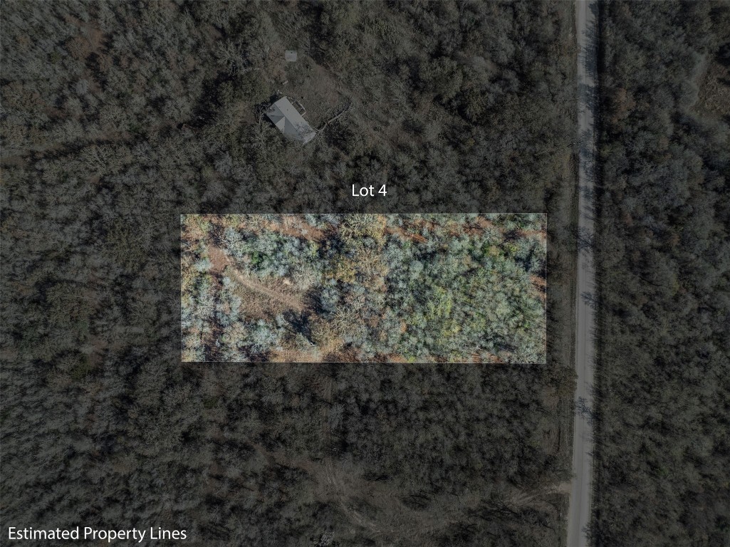 970 Bugtussle Lane Luling, TX 78648 - Photo 12 of 12 View of property location with property parcel outlined