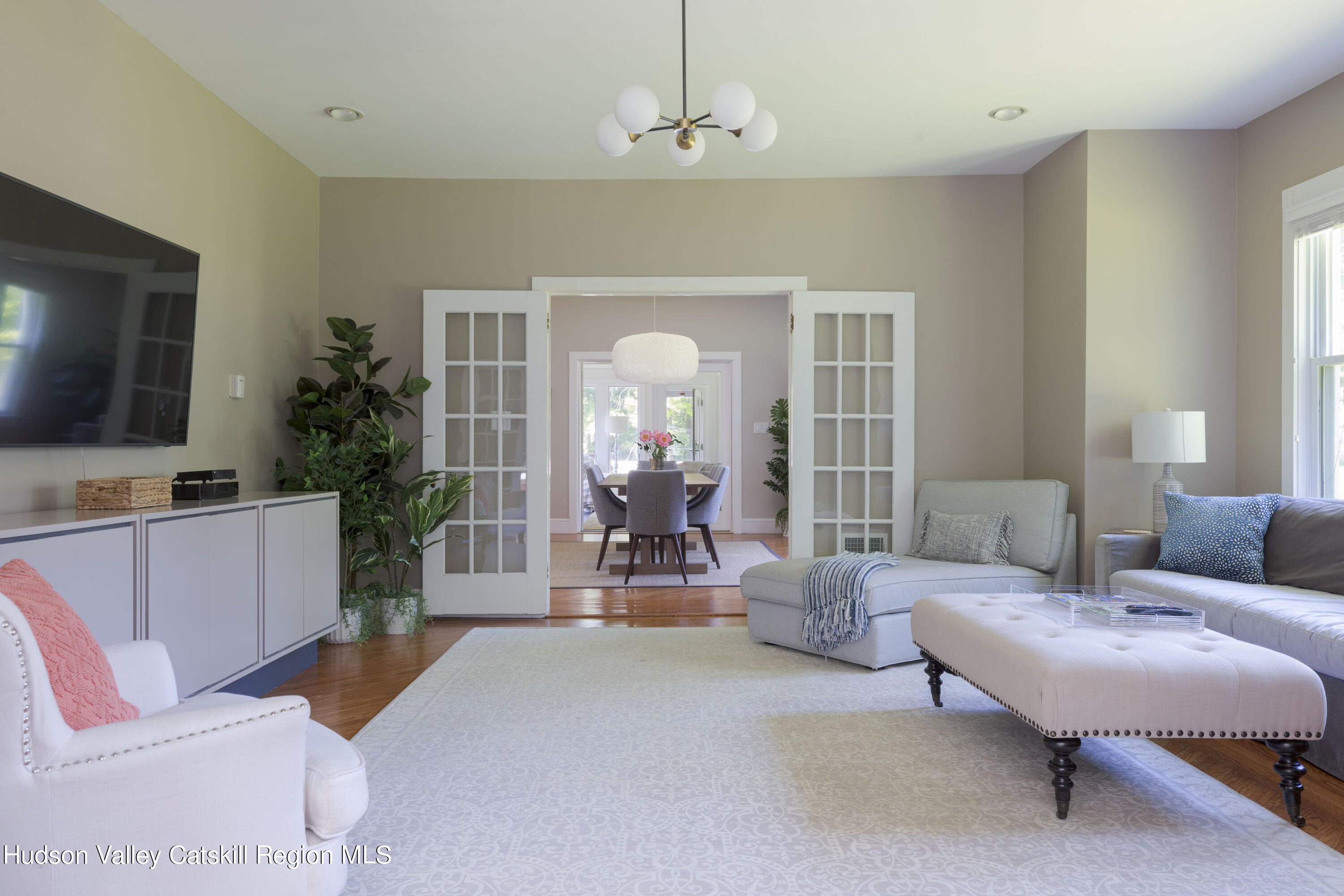 12 Church Hill Road Rifton, NY 12471 - Photo 13 of 33 a living room with furniture and a flat screen tv