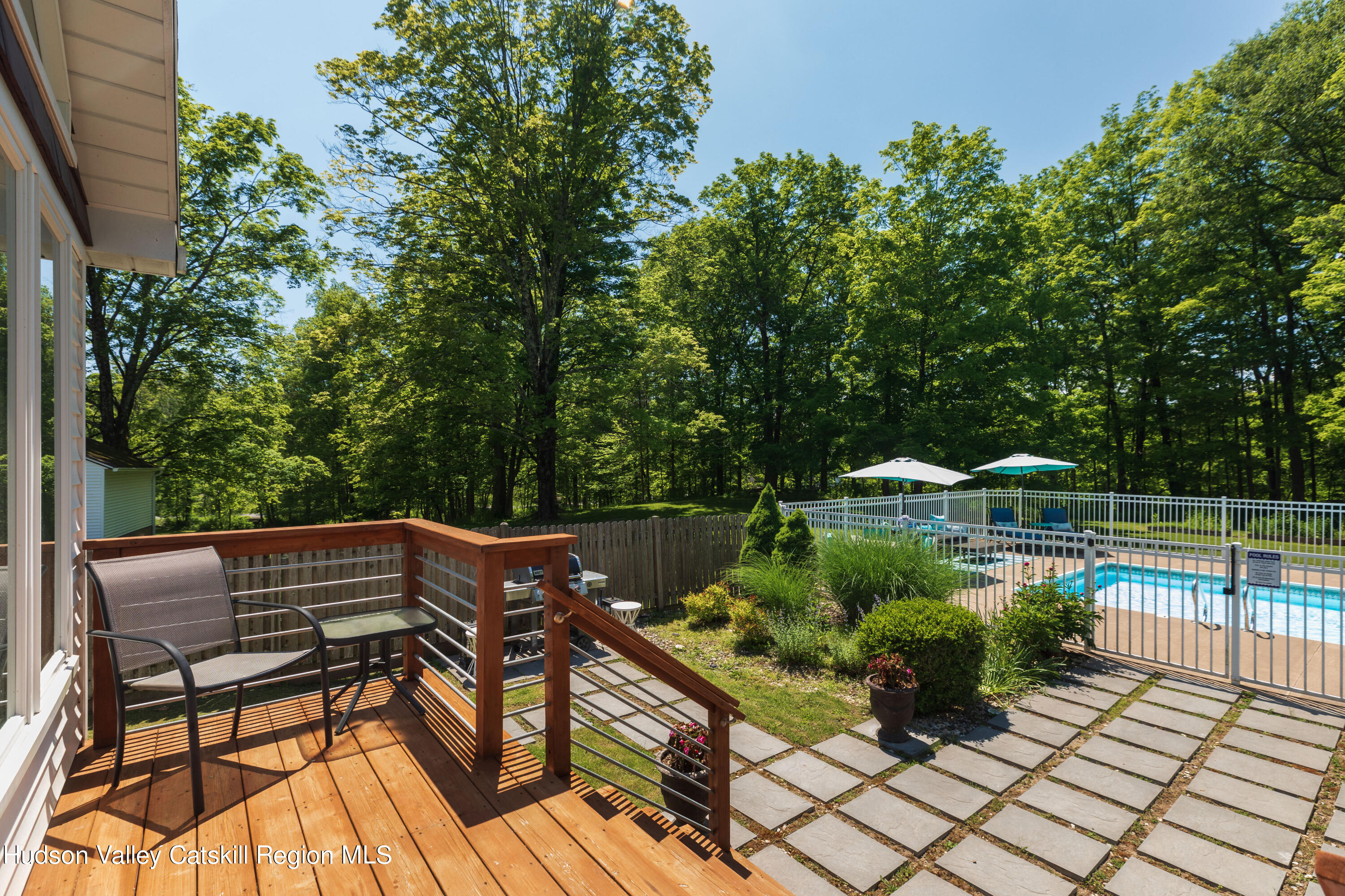12 Church Hill Road Rifton, NY 12471 - Photo 28 of 33 a view of a patio with furniture and a yard