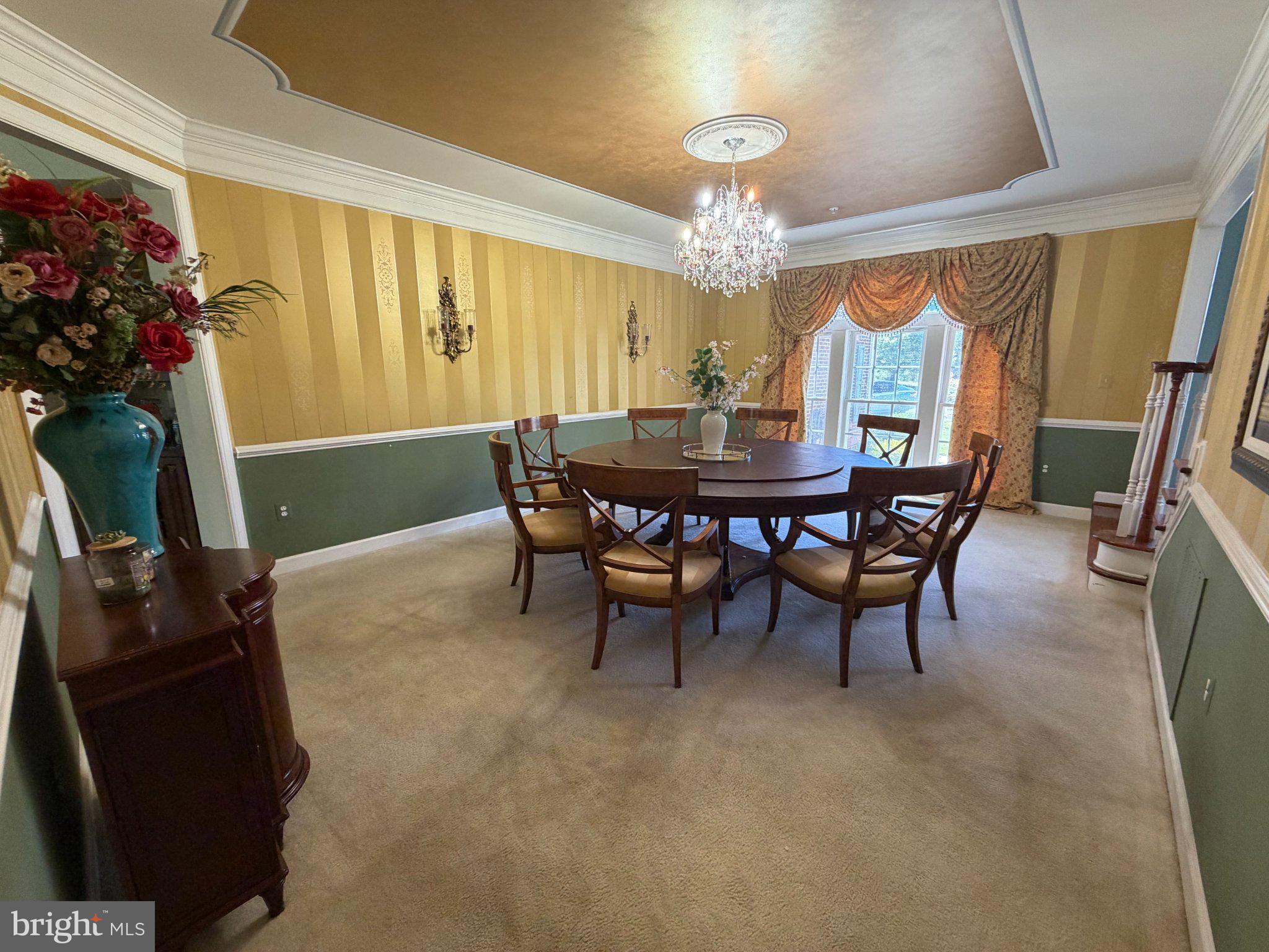 18724 Brooke Road Brinklow, MD 20862 - Photo 16 of 52 Elegant dining space with rich decor.