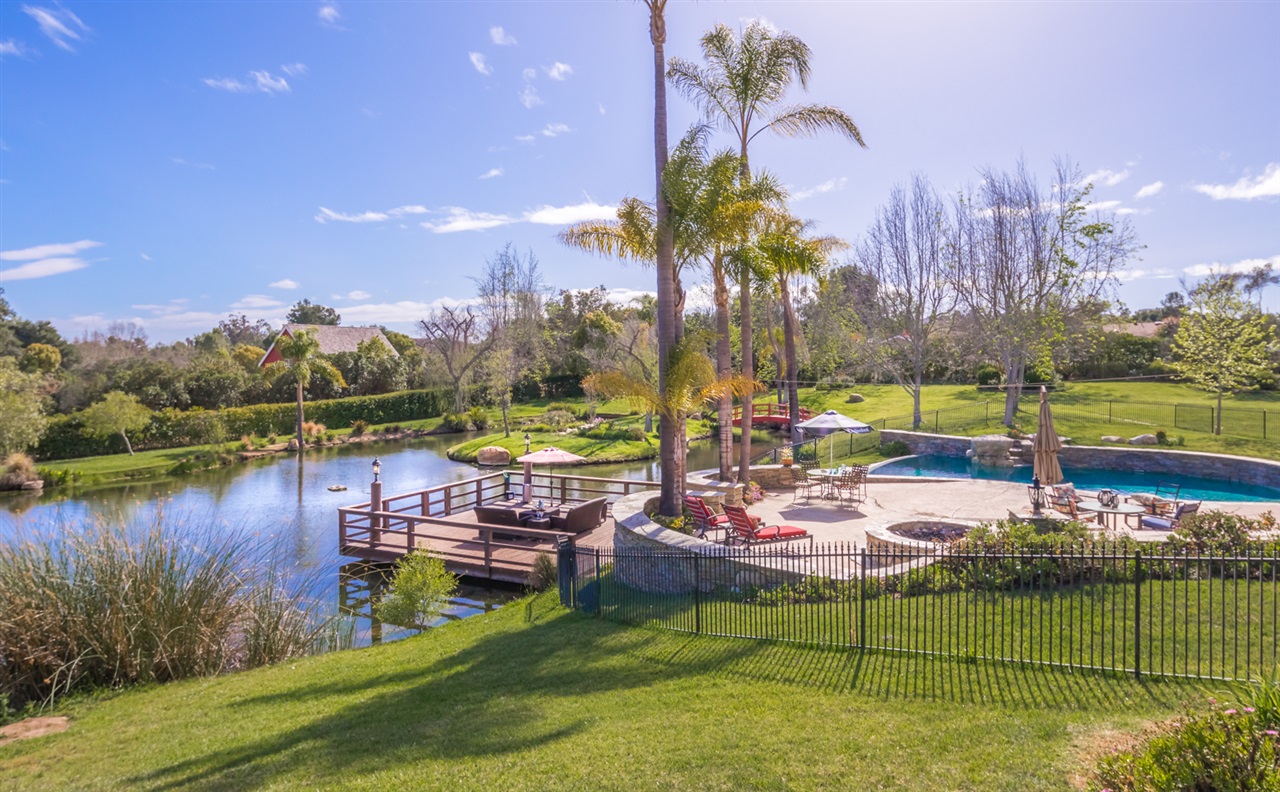 5 Golden Meadow Lane Fallbrook, CA 92028 - Photo 2 of 23 Large Pond (lake like) full of turtles and fish, with a beach