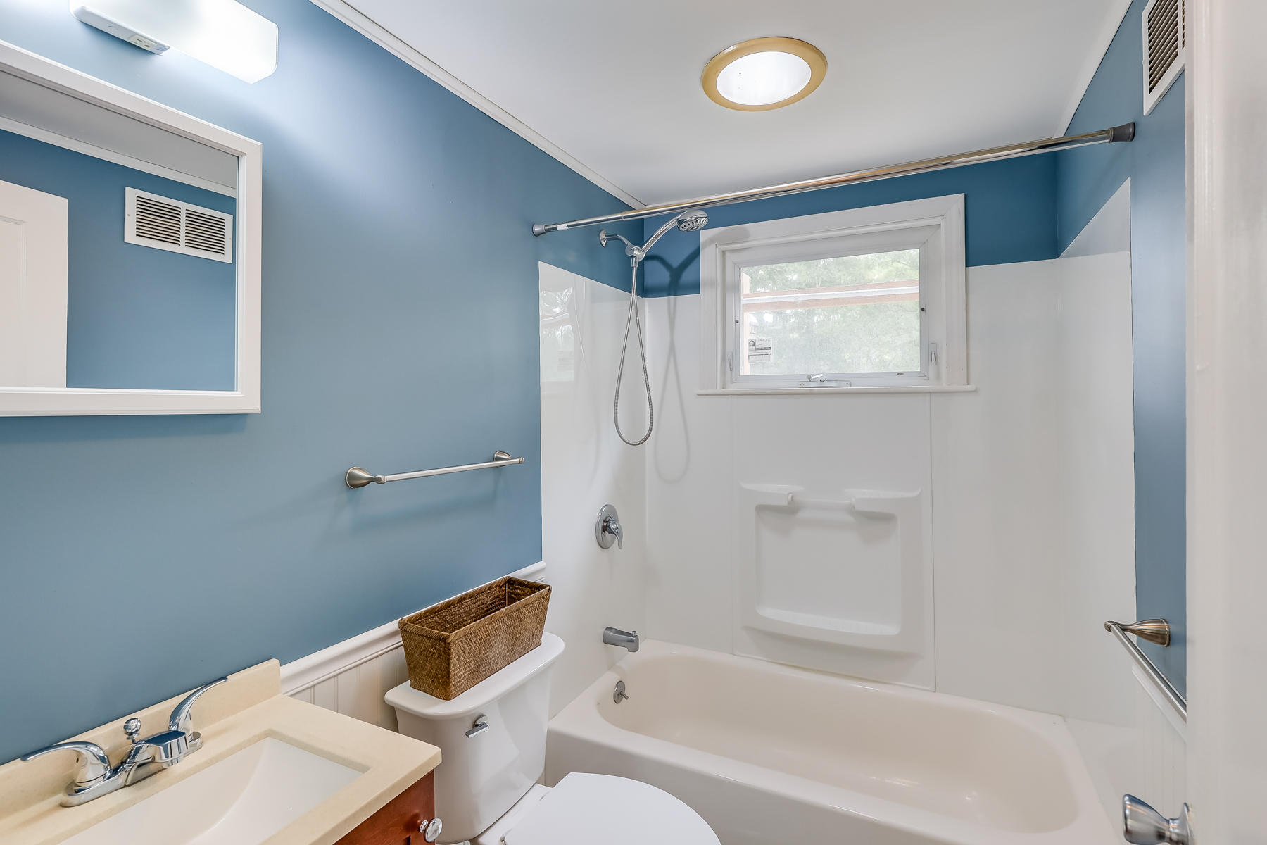 16 Florence Street Monument Beach, MA 02532 - Photo 13 of 35 a bathroom with a toilet sink and shower