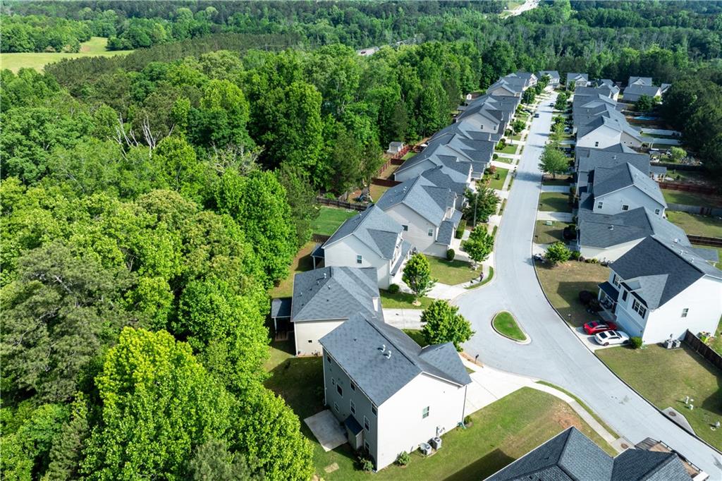 291 Boulder Run Hiram, GA 30141 - Photo 42 of 46 an aerial view of house with yard