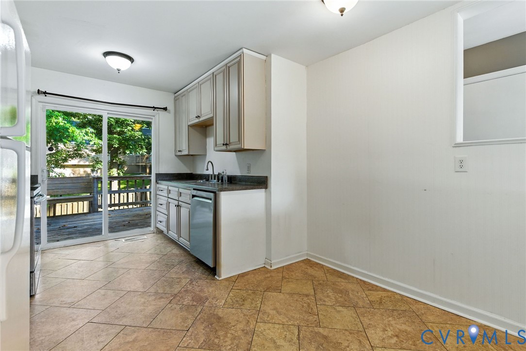 7705 Offshore Drive Chesterfield, VA 23832 - Photo 18 of 39 a kitchen with a stove a sink and a refrigerator