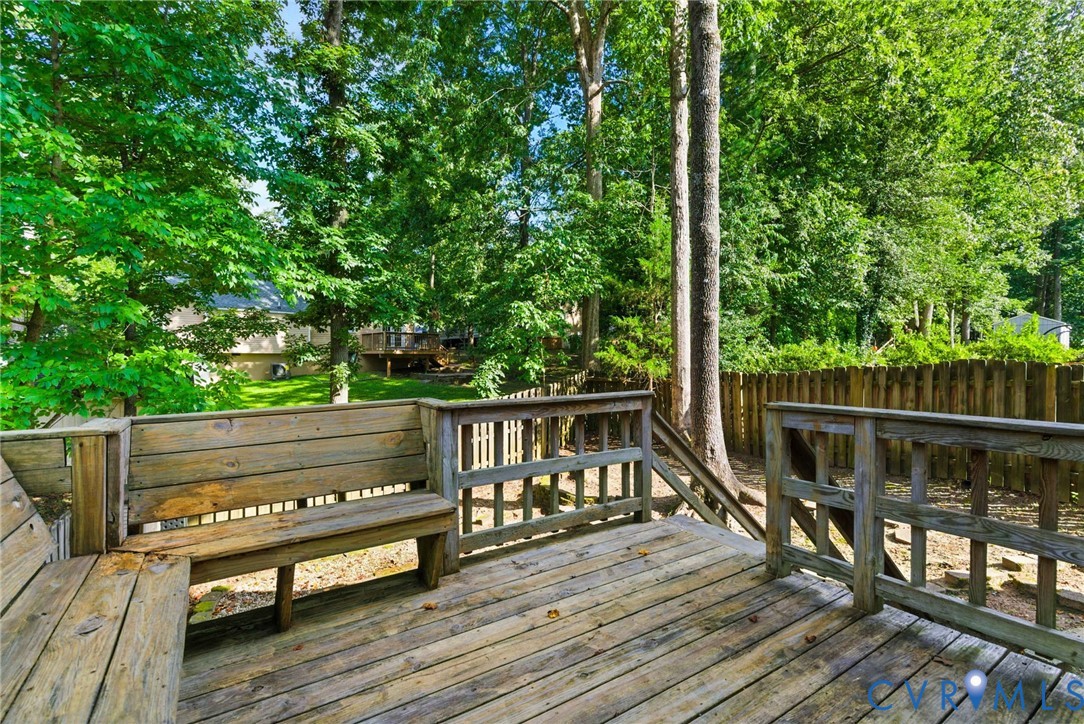 7705 Offshore Drive Chesterfield, VA 23832 - Photo 34 of 39 a view of deck with two chairs and wooden floor