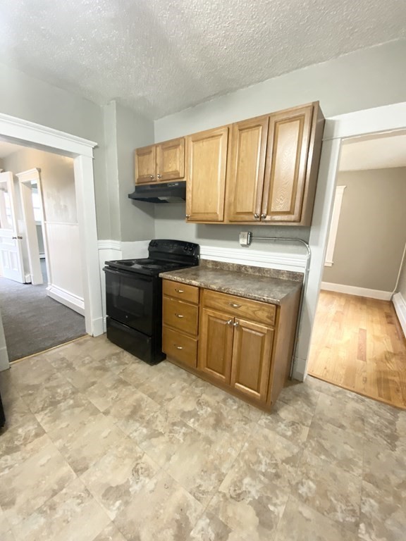 48 Boyer Street Springfield, MA 01109 - Photo 18 of 30 a kitchen with a stove a sink and a refrigerator