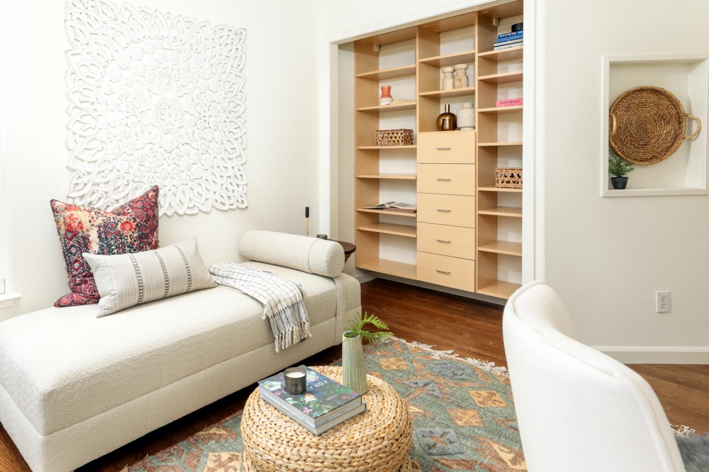 732 Laurel Avenue Menlo Park, CA 94025 - Photo 11 of 22 a bedroom with a bed and a chair