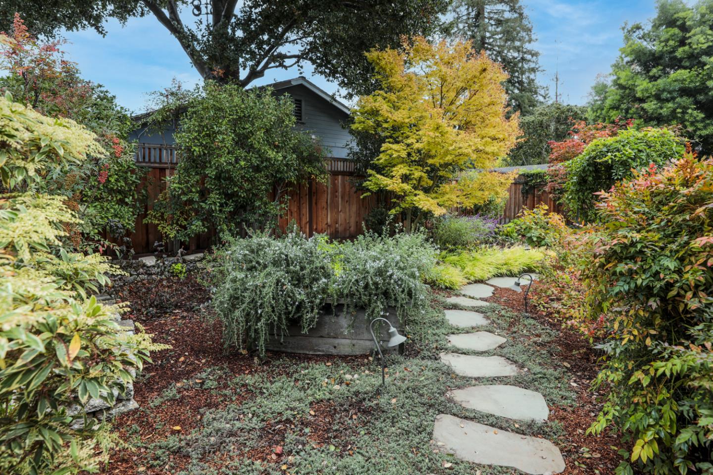 732 Laurel Avenue Menlo Park, CA 94025 - Photo 21 of 22 a view of a garden with plants
