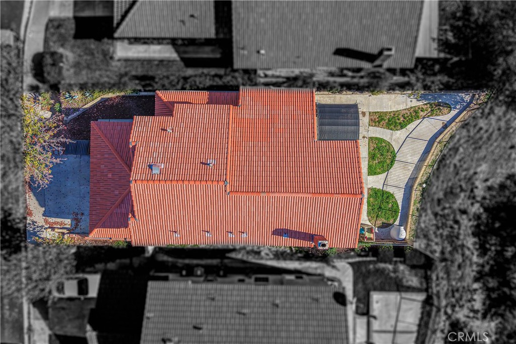 28076 Wildwind Road Canyon Country, CA 91351 - Photo 41 of 48 an aerial view of a house with a yard