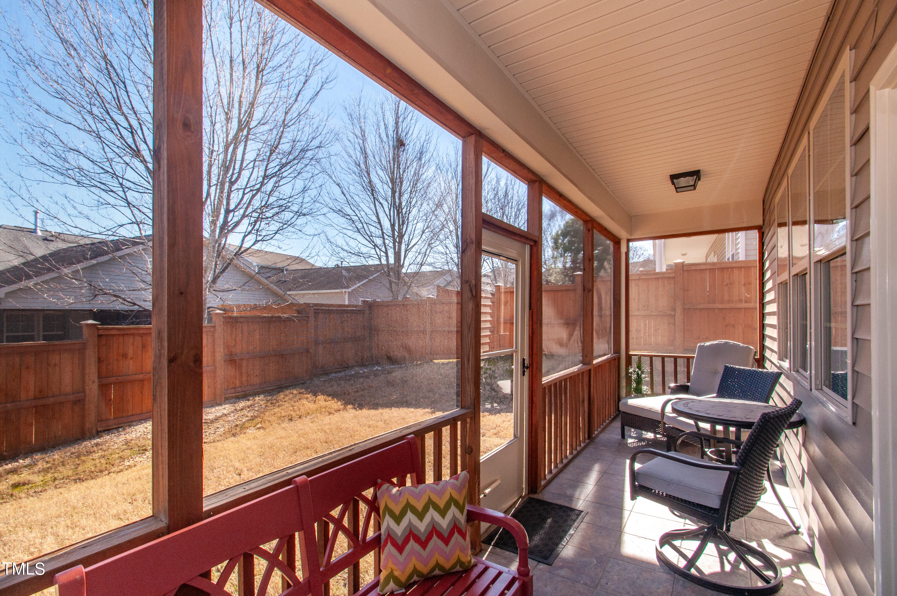 8532 Lasilla Way Raleigh, NC 27616 - Photo 29 of 44 Screened Porch