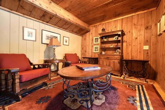 a view of a garden with a pathway