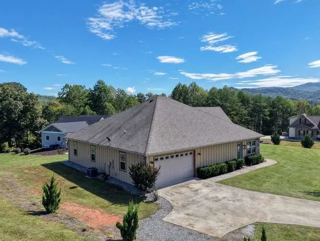 a building outdoor space with patio furniture