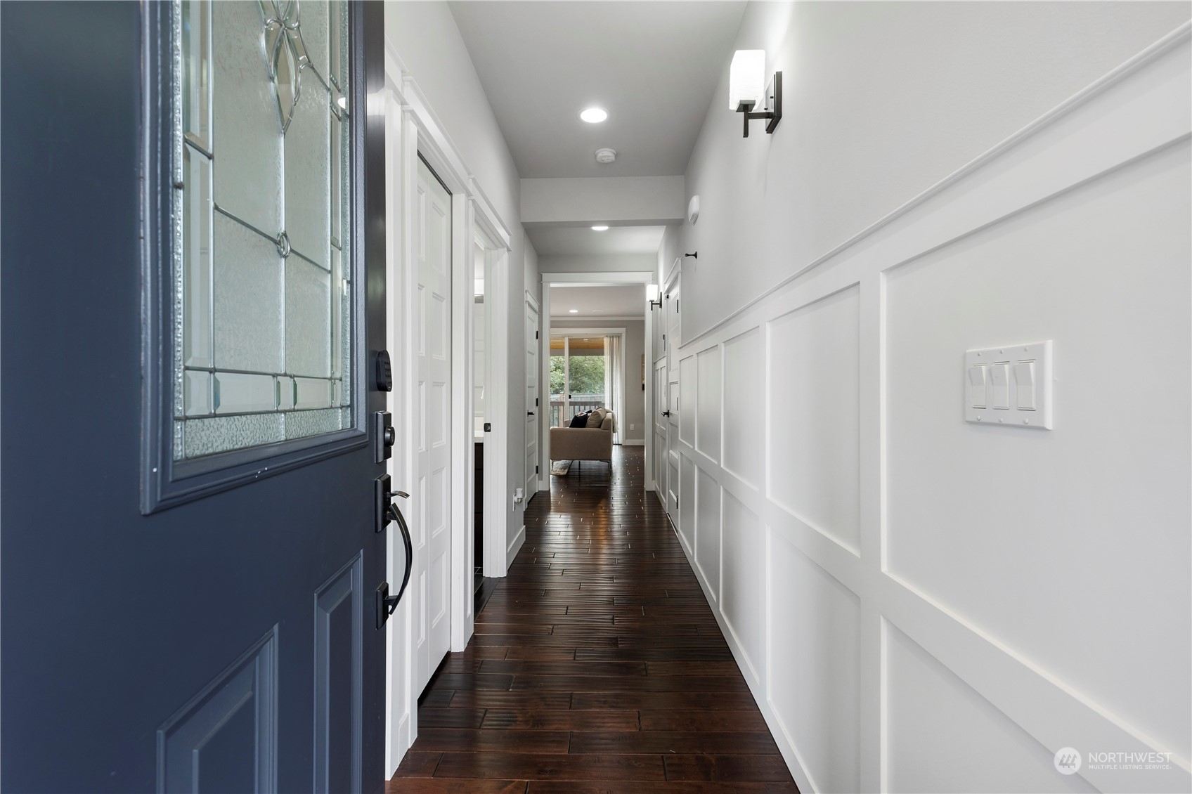19730 Filbert Drive Bothell, WA 98012 - Photo 3 of 35 a view of hallway with wooden floor