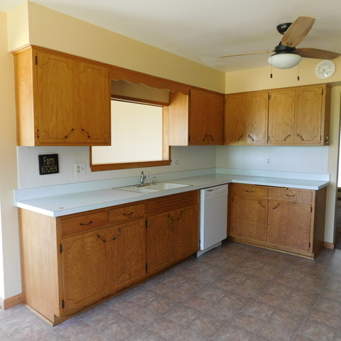 10471 Lee Road Waterman, IL 60556 - Photo 7 of 20 a kitchen with sink cabinets and window
