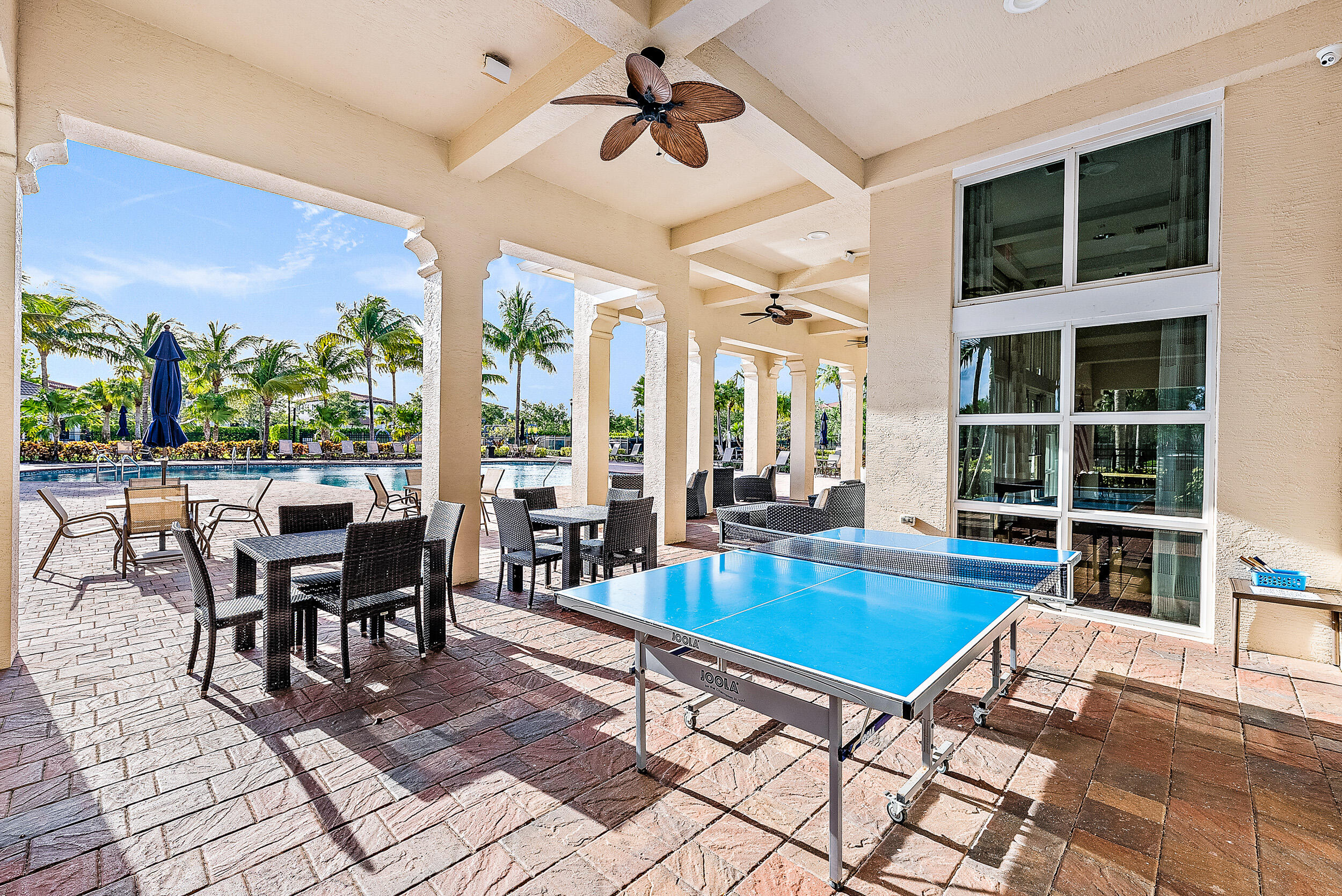 160 Umbrella Place Jupiter, FL 33458 - Photo 19 of 24 a view of a dining room with furniture window and outside view