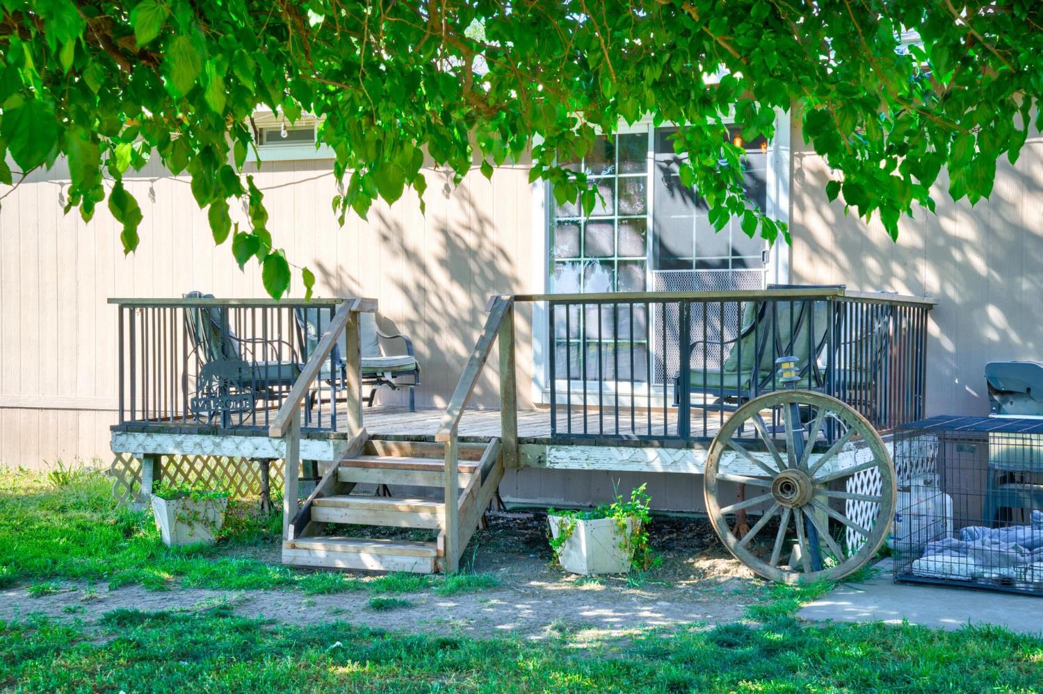 12518 Lone Oak Road Waterford, CA 95386 - Photo 30 of 50 a garden view with a seating space