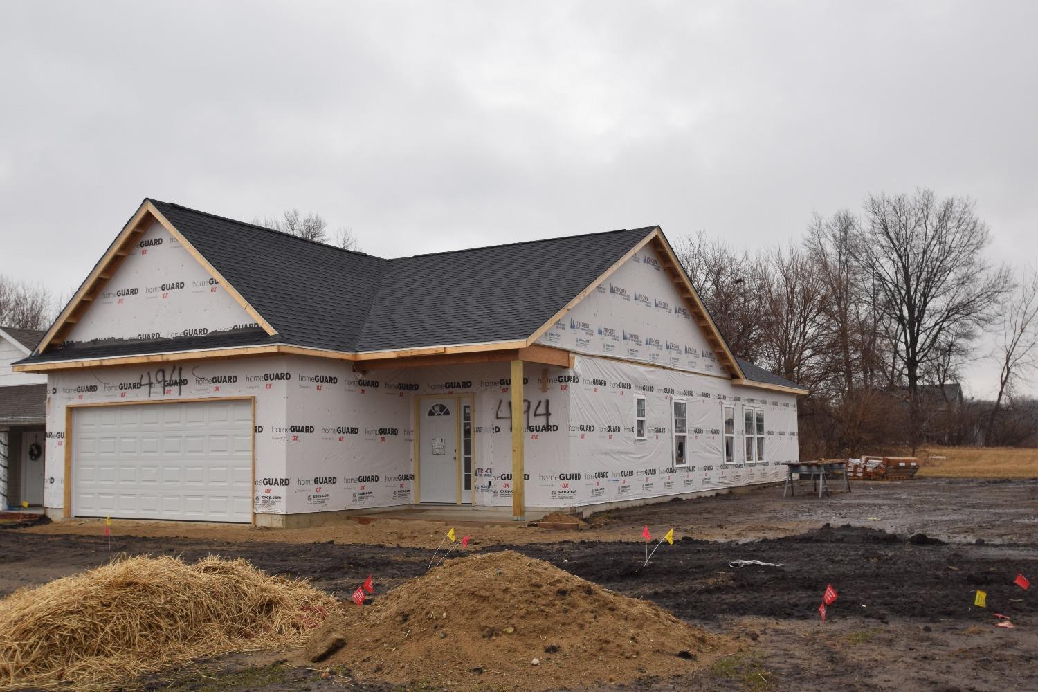 494 Blackstone Court Kouts, IN 46347 - Photo 1 of 2 a view of a house with a yard