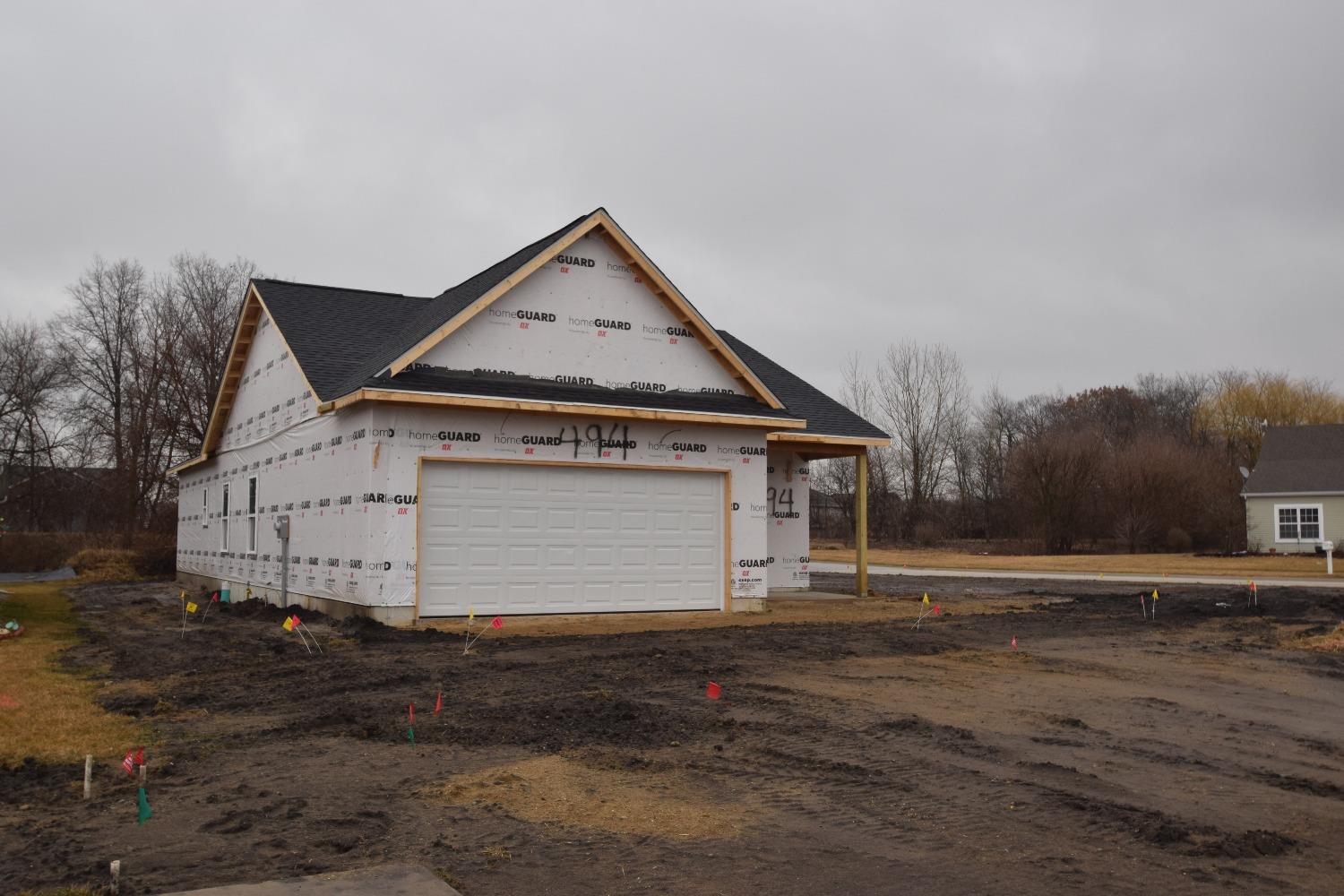 494 Blackstone Court Kouts, IN 46347 - Photo 2 of 2 a front view of a house with a yard