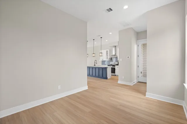 a view of an empty room