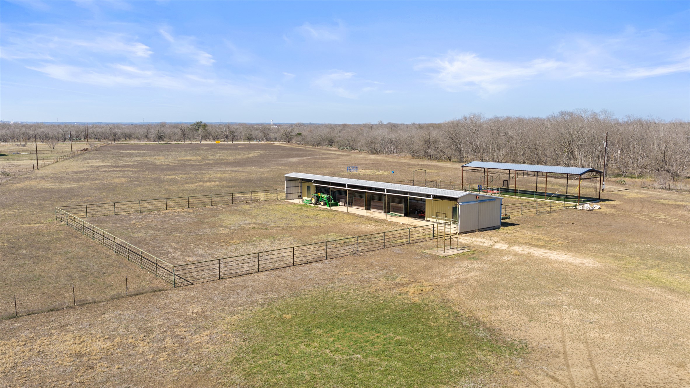 664 Martindale Falls Road Martindale, TX 78655 - Photo 3 of 21 a view of a terrace with yard