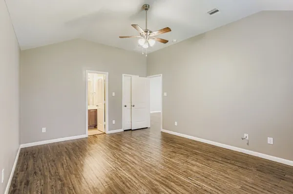 wooden floor in an empty room