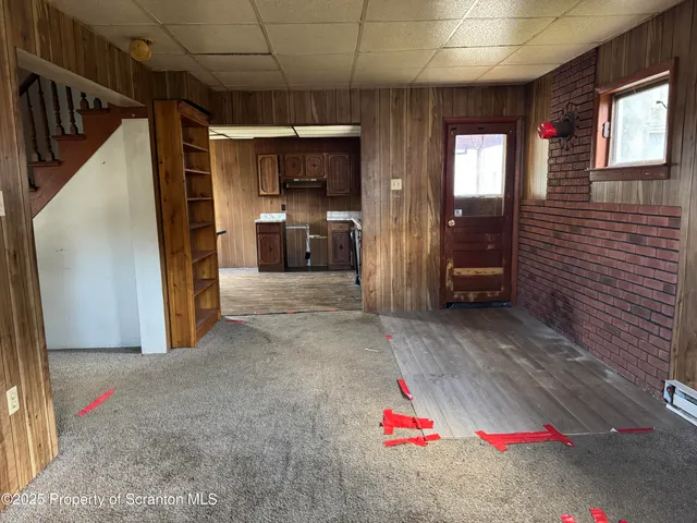 a view of storage and utility room