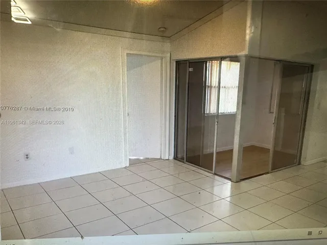 a view of an empty room