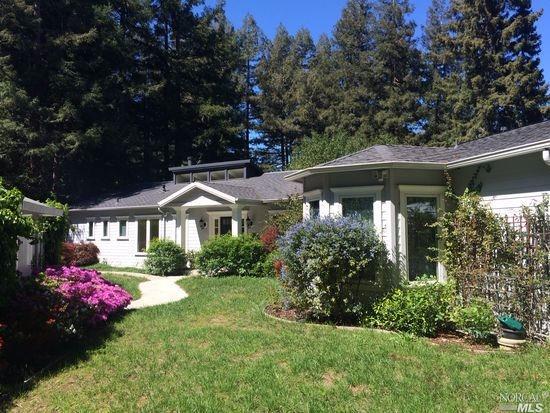 309 Crown Road Kentfield, CA 94904 - Photo 1 of 1 a front view of house with yard and trees