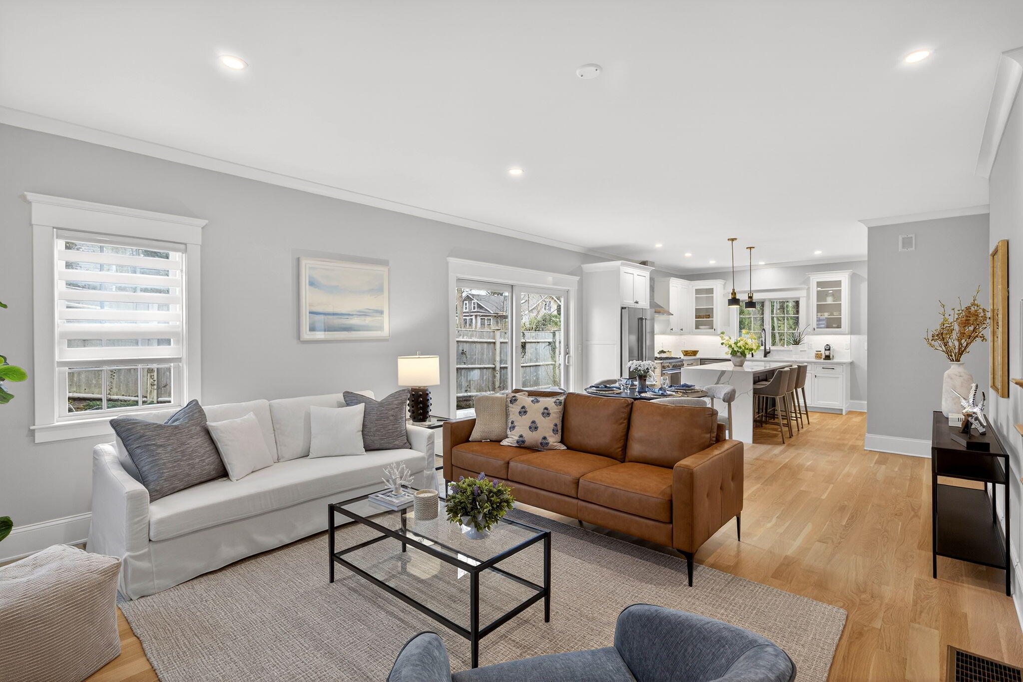 255 Old Main Road, Unit 1B North Falmouth, MA 02556 - Photo 12 of 88 a living room with furniture and a large window