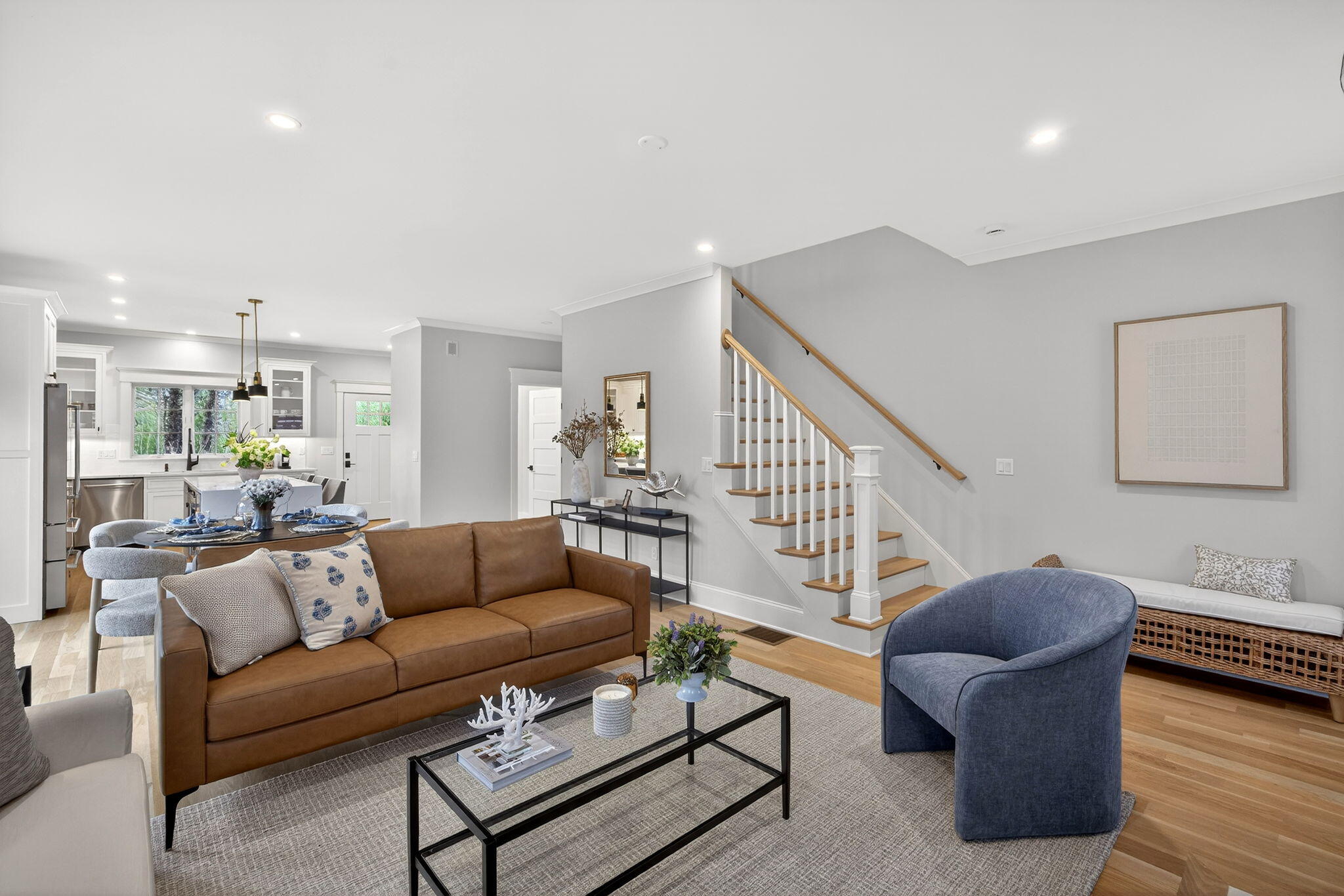 255 Old Main Road, Unit 1B North Falmouth, MA 02556 - Photo 13 of 88 a living room with furniture and a wooden floor