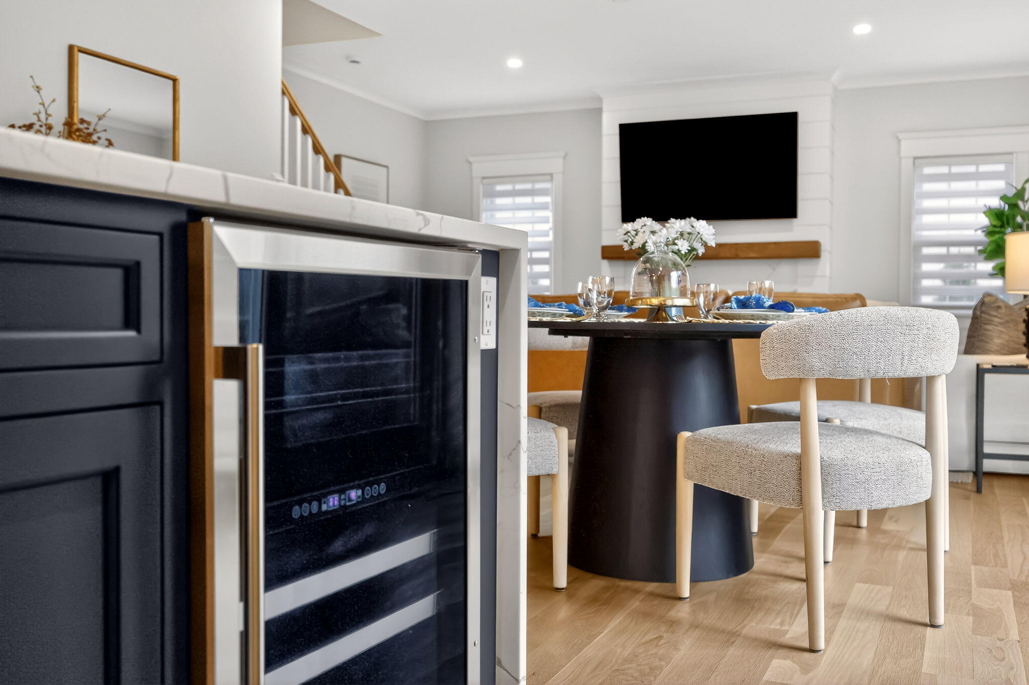 255 Old Main Road, Unit 1B North Falmouth, MA 02556 - Photo 63 of 88 a view of a livingroom with furniture and a flat screen tv