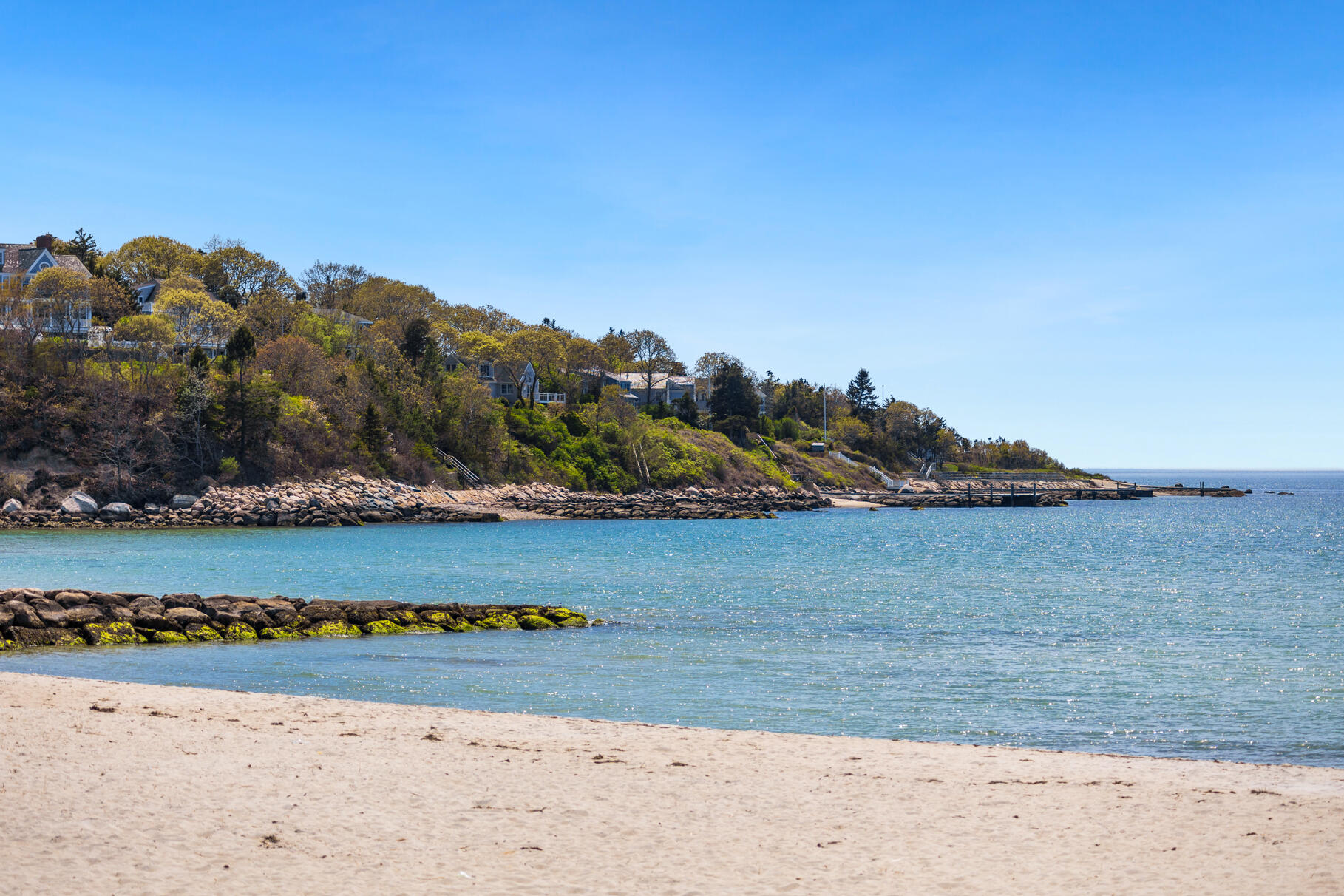 255 Old Main Road, Unit 1B North Falmouth, MA 02556 - Photo 73 of 88 a view of a dry yard with wooden fence