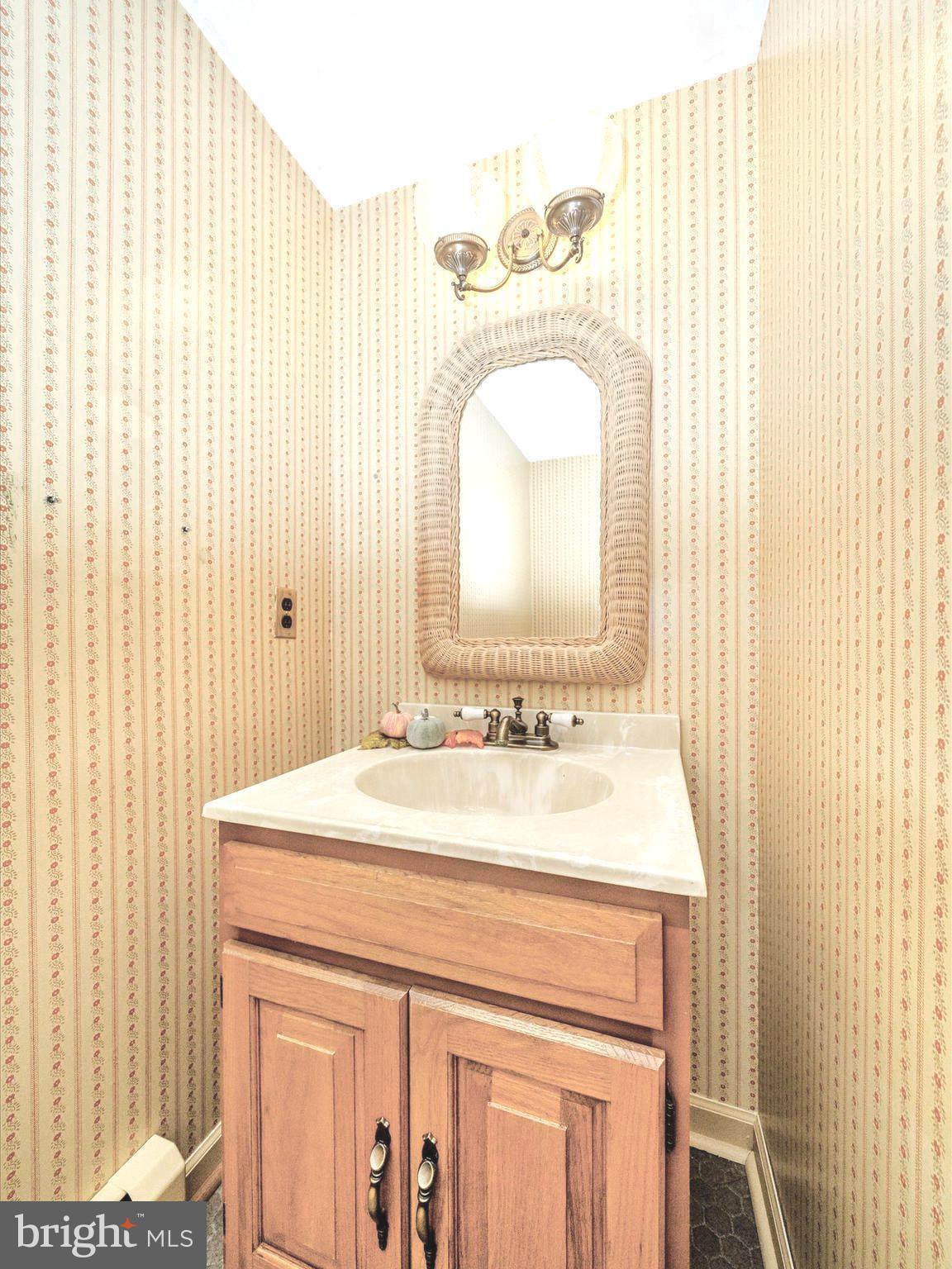 17920 Pin Oak Road Hagerstown, MD 21740 - Photo 40 of 57 a bathroom with a sink and a mirror
