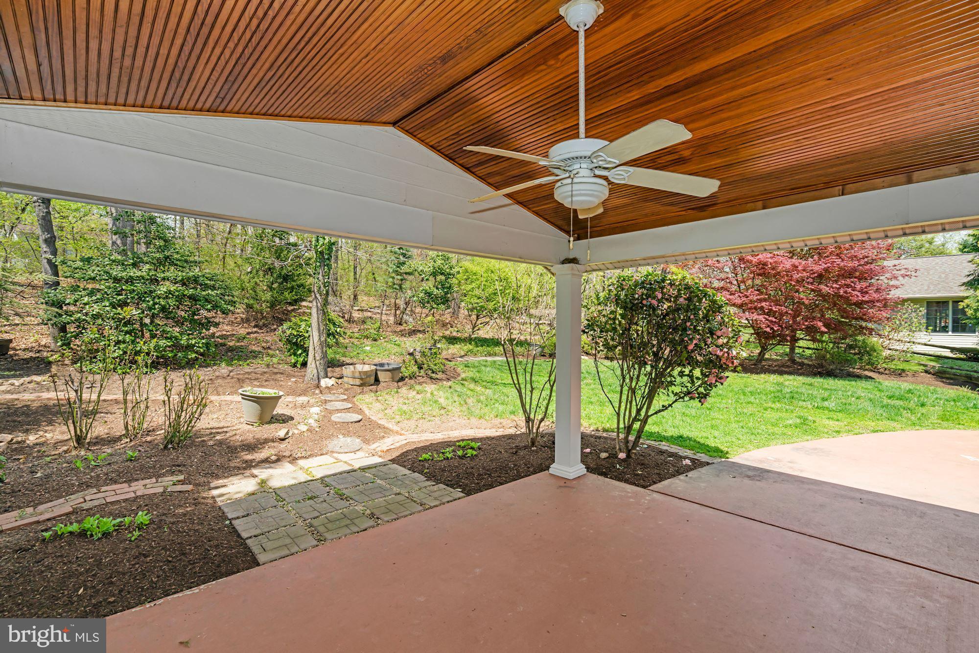7417 Miller Fall Road Derwood, MD 20855 - Photo 25 of 38 Covered porch adjoining the terrace