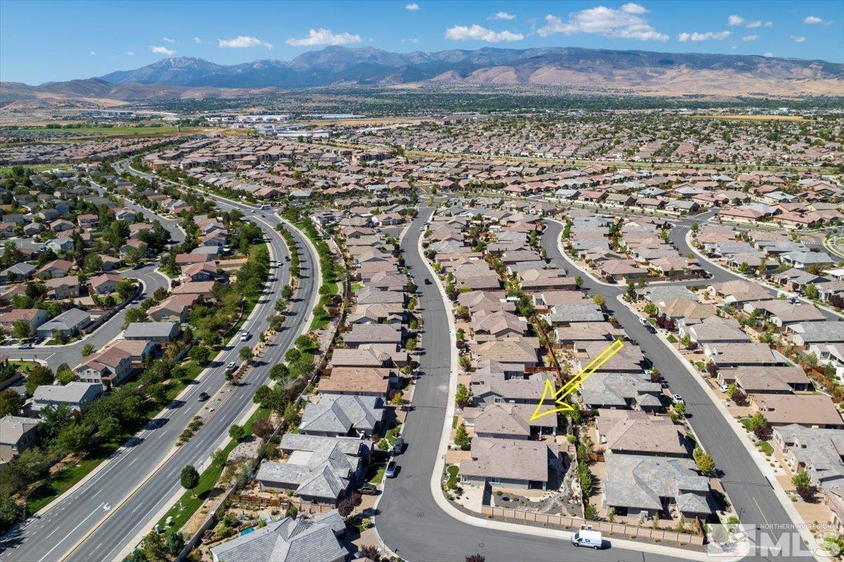 2315 Trakehner Lane Reno, NV 89521 - Photo 31 of 40 an aerial view of a house with a yard