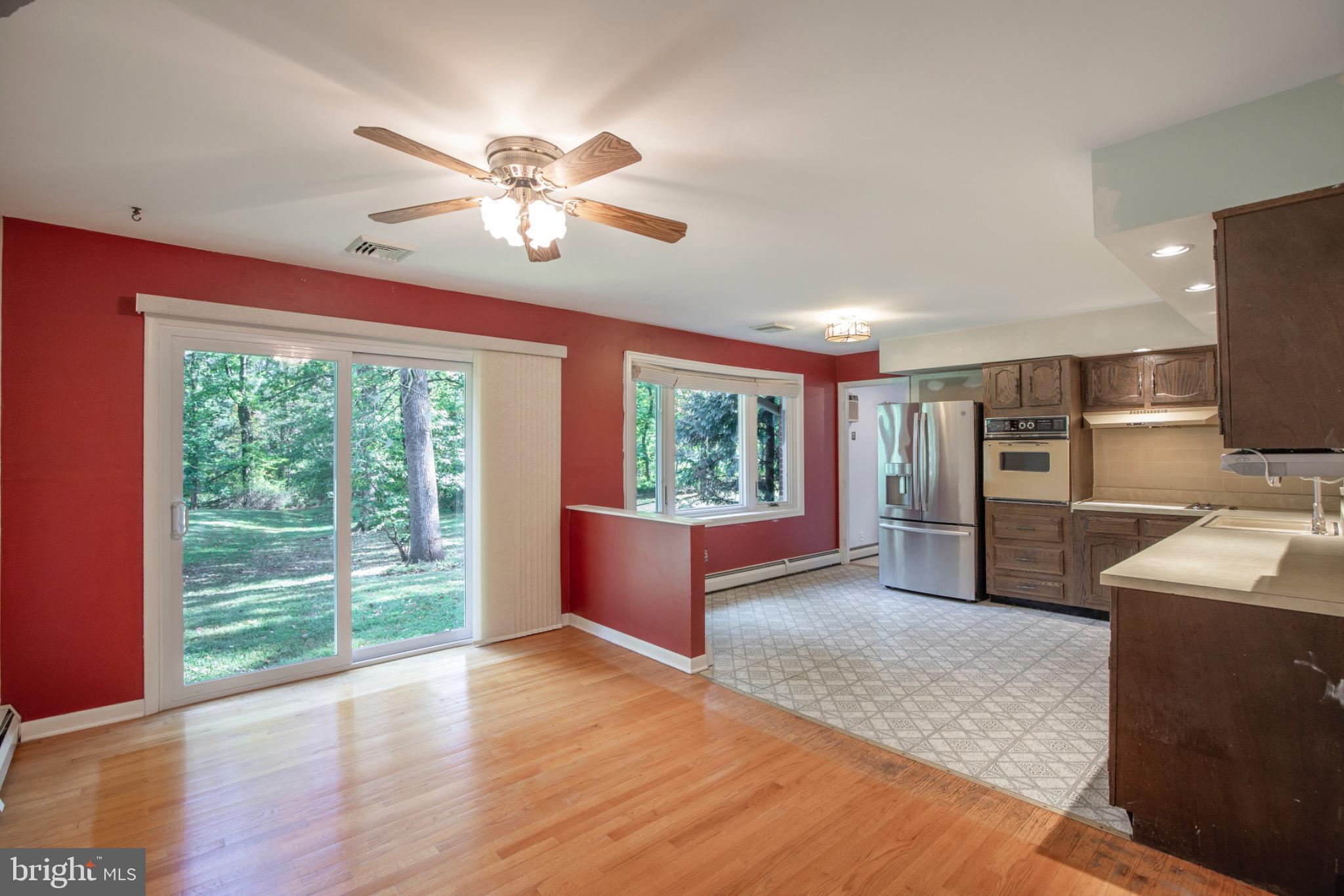 72 Heffner Road Royersford, PA 19468 - Photo 7 of 20 Dining room/eat-in kitchen overlooking wooded lot.
