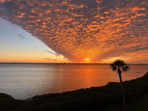 a view of an ocean and beach