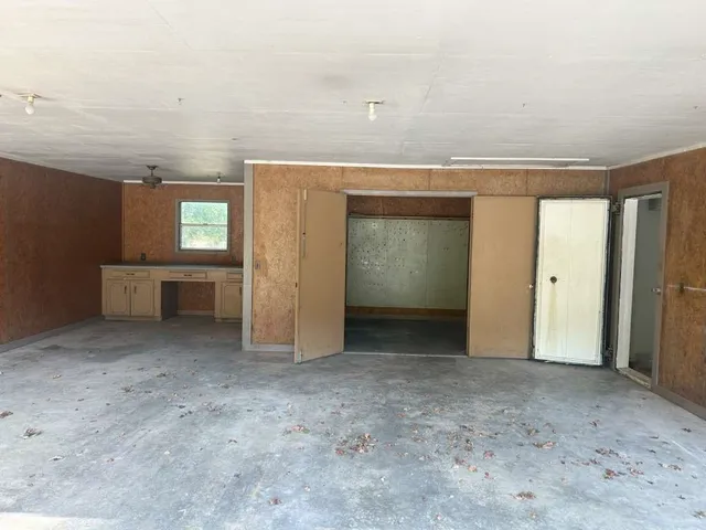 a house view with a backyard space