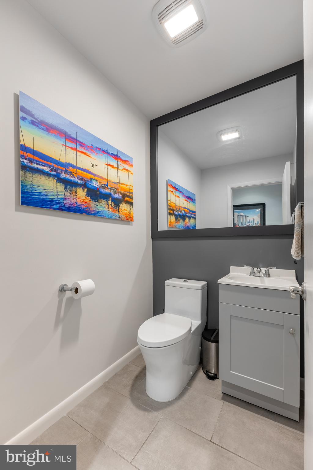 1137 Dorum Avenue State College, PA 16801 - Photo 31 of 56 a bathroom with a toilet sink and mirror