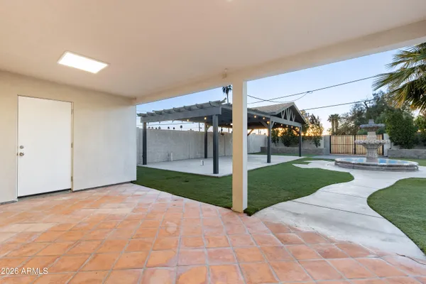 a view interior of the house and front view of a house