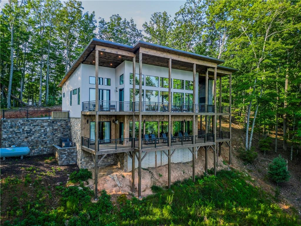 714 Scouts Overlook Lane Morganton, GA 30560 - Photo 4 of 48 front view of a house with a yard