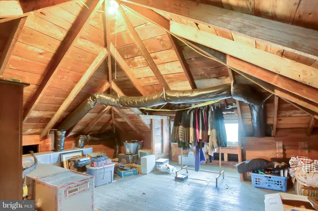 a view of a storage room with a lot of stuff