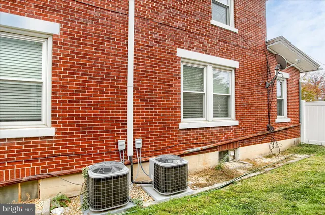 a front view of a house having patio