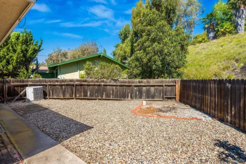 a view of wooden roof deck